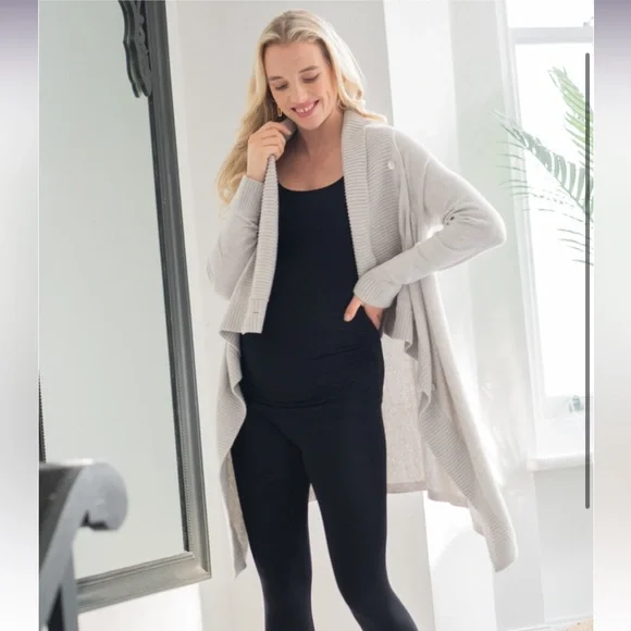 Seraphine Cotton & Cashmere Cardigan - Picture 2 of 13